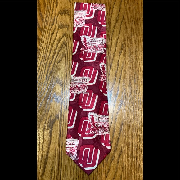 RM Sport Oklahoma University Sooners Silk Tie - Picture 3 of 4